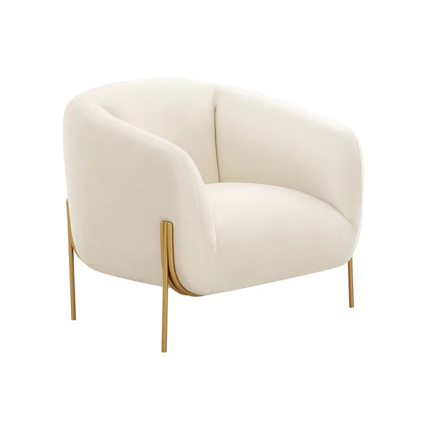 MINNIE CREAM ACCENT CHAIR