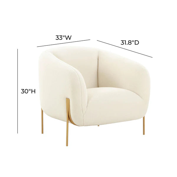 Cream Accent Chair